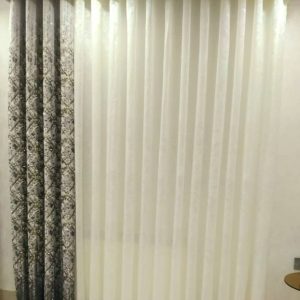 پرده ترکیبی با طراحی مدرن و شیک